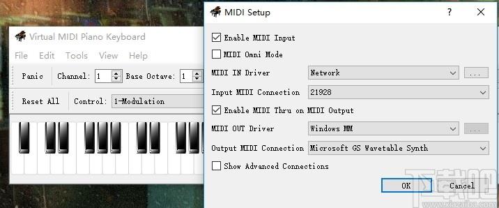 Virtual MIDI Piano Keyboard下载,虚拟MIDI钢琴键盘,媒体其它,钢琴软件